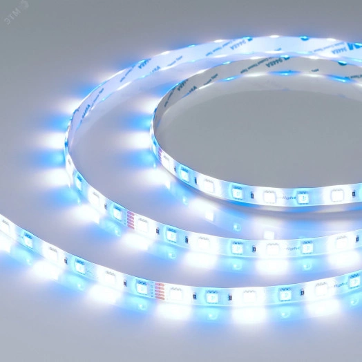 Лента RTW-SE-B60-10mm 24V RGBW-White (14.4 W/m, IP65, 5060, 5m) (, Открытый)