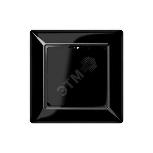 Коробка для накладного монтажа 1-я с негорючим основанием, в комплекте с рамкой  для установки устройств и накладок серии A  для горизонтальной/вертикальной установки  Серия- AS500  Материал- дуропласт  Цвет- черный