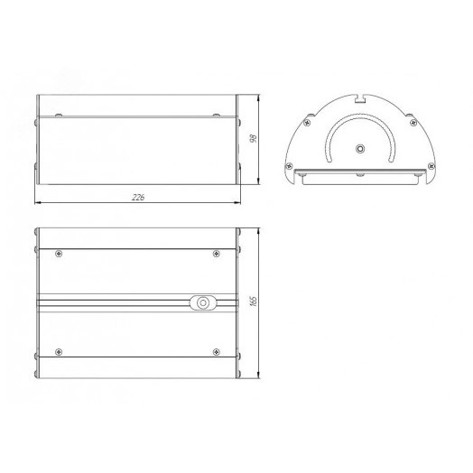 Светодиодный светильник Diora Angar 64/10000 Ш2 4K