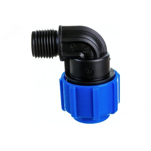 Отвод ПНД компрессионный НР 25 х 3/4'