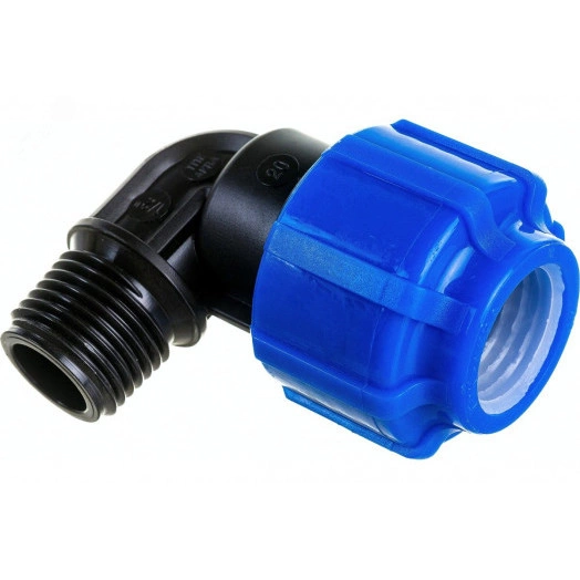 Отвод ПНД компрессионный НР 25 х 3/4'