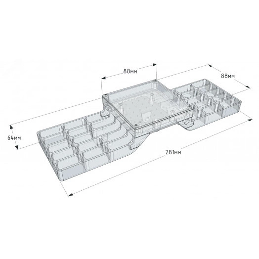 ДВО-33Вт, IP20, 4000Лм, 4000К, Грильято, призм, яч.10х10см Albatross