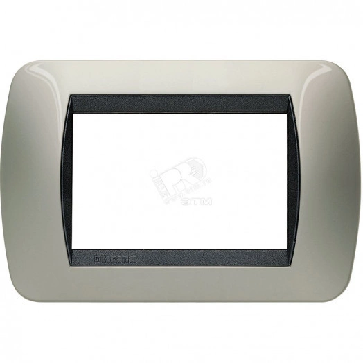 Накладка на 3 модуля Светлый Титан