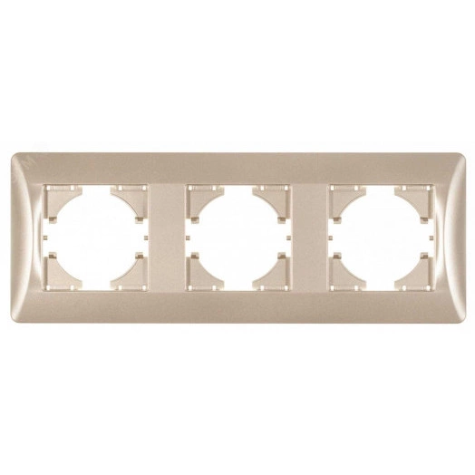 GUSI Ugra РАМКА 3-местная,  цвет золото.