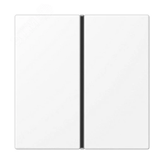 Набор накладок 1 группа для модулей F40, термопласт, белый матовый