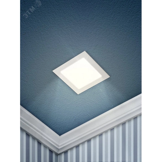 Светильник встраиваемый LED 2-9-4K /1 светодиодный квадратный LED 9W 220V 4000K (30/630)
