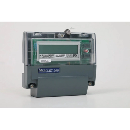 Счетчик электроэнергии Меркурий 200.02 однофазный многотарифный, 5(60), кл.точ. 1.0, D, ЖКИ, CAN 2 Тарифа МСК