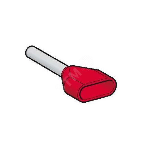 ДВОЙНОЙ КАБЕЛЬНЫЙ ОКОНЕЧНИК Гильза 1 кв.мм