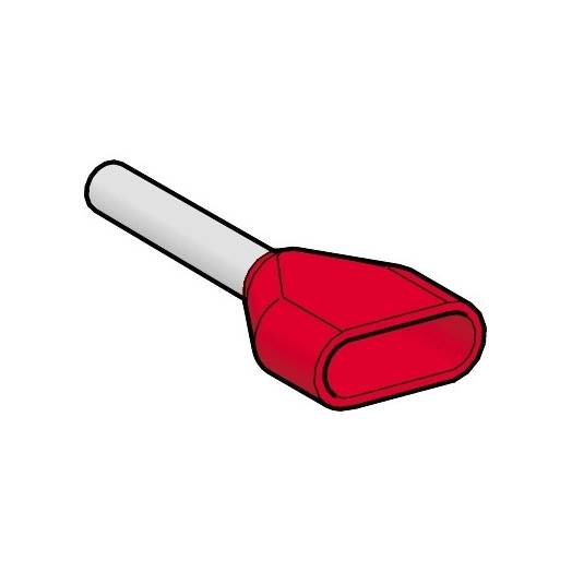 ДВОЙНОЙ КАБЕЛЬНЫЙ ОКОНЕЧНИК Гильза 1 кв.мм