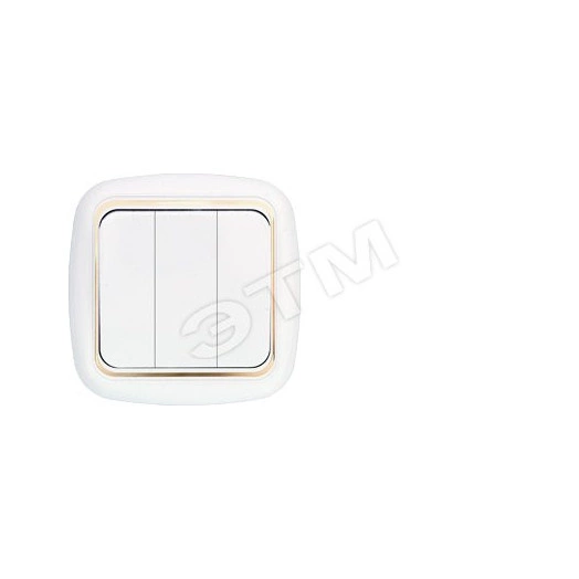 Беларусь Выключатель трехклавишный скрытый