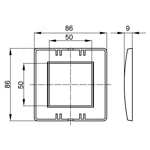 Накладка CGB для лотка основание 400мм