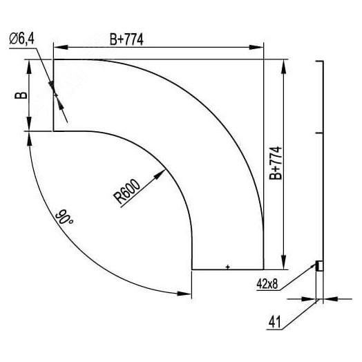 Заглушка для гофрированных труб 20мм IP40 прозрачная