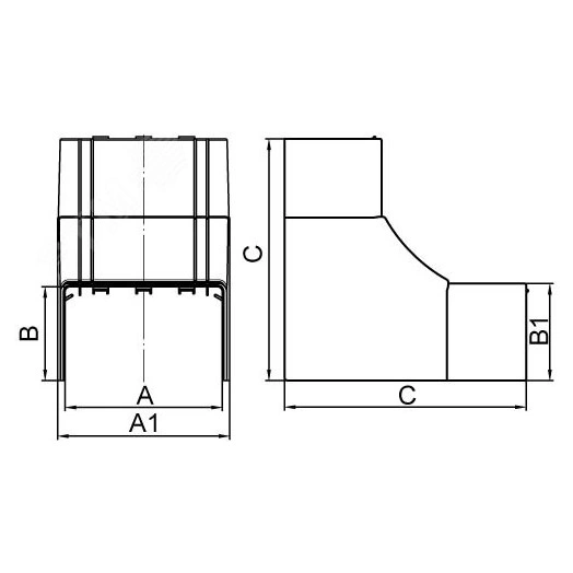 Угол плоский Г-образный 60x60 NPAN IN-Liner