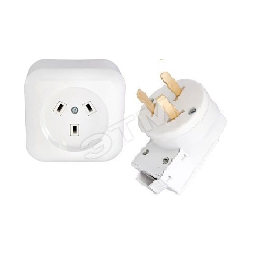 Беларусь Разъем рш/вш для электроплит наружный    3-контактный 250В