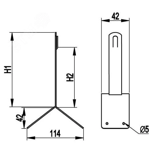 Держатель кабеля TRC 200мм