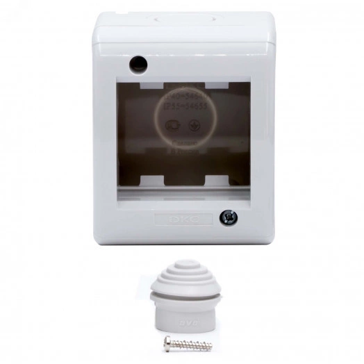 VIVA Коробка модульная настенная для электроустановочных изделий IP40 2 модуля