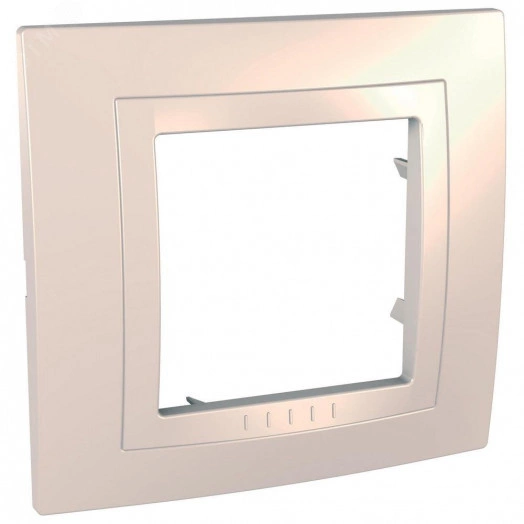 UNICA Рамка 1 пост бежевая