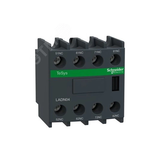 Блок контактный дополнительный к LC1-D фронтальный 4нз