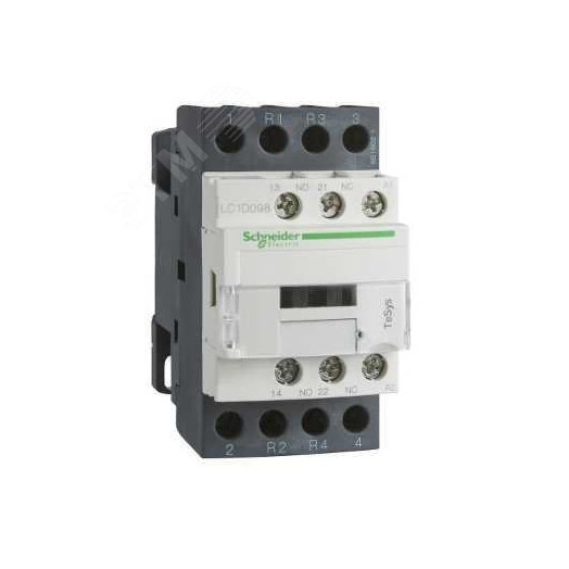 КОНТАКТОР D 4P (2НО+2НЗ),АС1 40 А,НО+НЗ,24V       DС,ОГРАН. ПЕРЕНАПРЯЖЕНИЙ