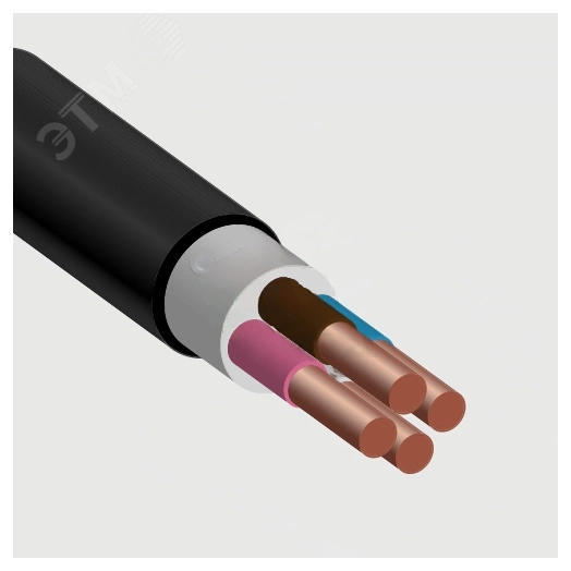 Кабель силовой ВВГнг(А)-LS 4х50-1 (N) многопроволочный круглый