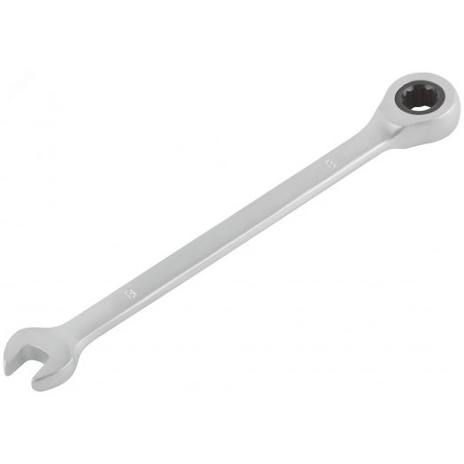 Ключ комбинированный трещоточный, CrV реверсивный механизм 8 мм