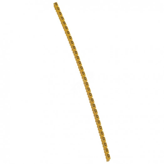 CAB3 Кольцо маркировочное 1.5-2.5мм (D) черное/желтое (300шт)