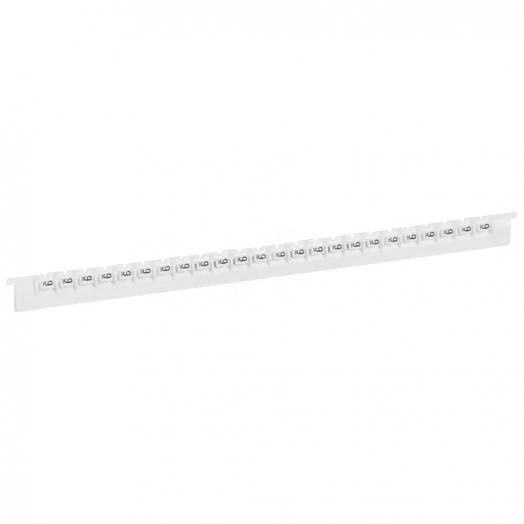 Memocab Планка маркировочная 2.3мм цифры (9) черное/белое (600шт)