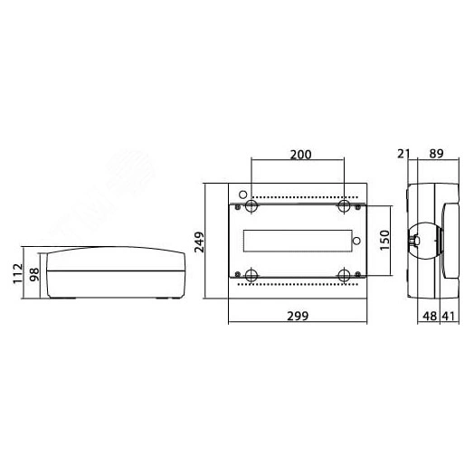 Профиль С-образный 41х41х3000 LAS BPL