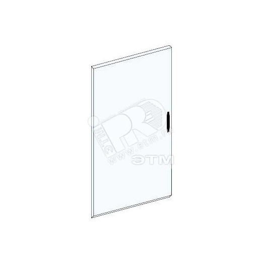 Дверь комплектного шкафа непрозрачная 550мм 6ряда