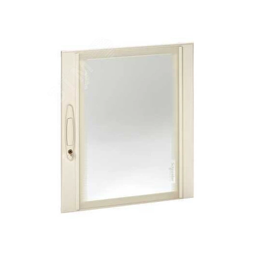 Дверь комплектного шкафа прозрачная 550мм 6 ряда