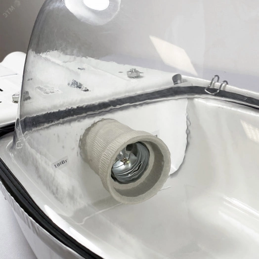 Светильник ЖКУ-06-100-010(M) со стеклом и конденсатором IP53