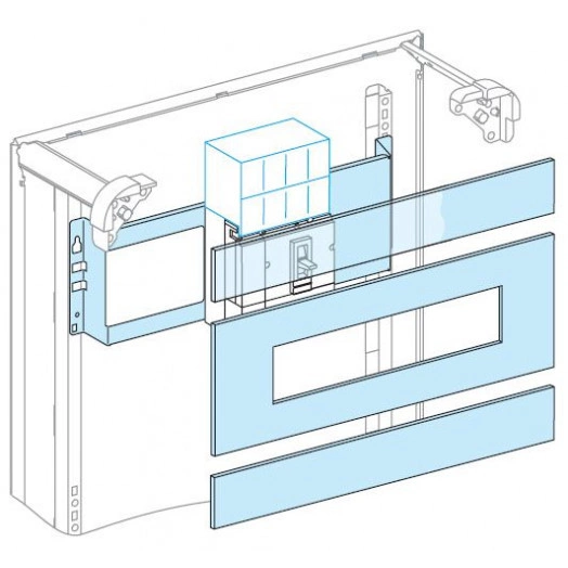Передняя панель д/гориз стац. АПП-ТОВ NS250 с     рычагом упр-я