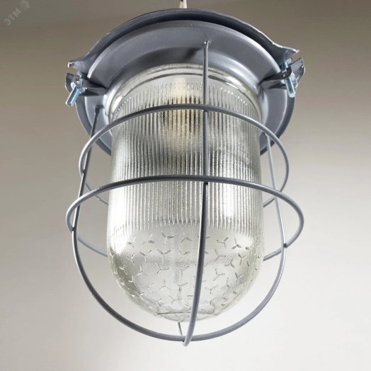 Светильник НСП-09-200-005 (002) с решеткой IP51