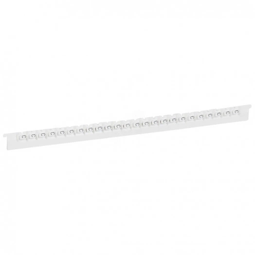 Memocab Планка маркировочная 2.3мм буквы (C) черное/белое (240шт)