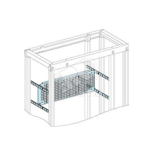 Плата перфорированная 4 модуля