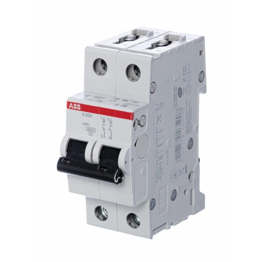 Выключатель автоматический двухполюсный 6А B S202 6кА
