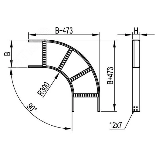 BRAVA Переключатель 2 поста 2 модуля белый IN-Liner FRONT