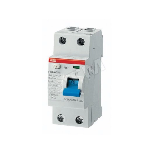 Выключатель дифференциального тока (УЗО) 2п 63А 100мА F202 АС