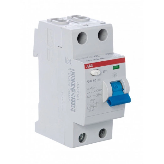 Выключатель дифференциального тока (УЗО) 2п 63А 100мА F202 АС