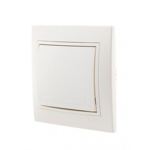 Выключатель 1-кл. СП Mira 10А IP20 со вставкой жемчуж./бел. перламутр. LEZARD 701-3030-100 Выключатель 1-кл. СП Mira 10А IP20 со вставкой жемчуж./бел. перламутр. LEZARD 701-3030-100