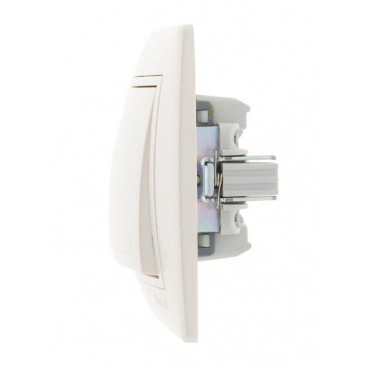 Выключатель 1-кл. СП Mira 10А IP20 со вставкой жемчуж./бел. перламутр. LEZARD 701-3030-100 Выключатель 1-кл. СП Mira 10А IP20 со вставкой жемчуж./бел. перламутр. LEZARD 701-3030-100