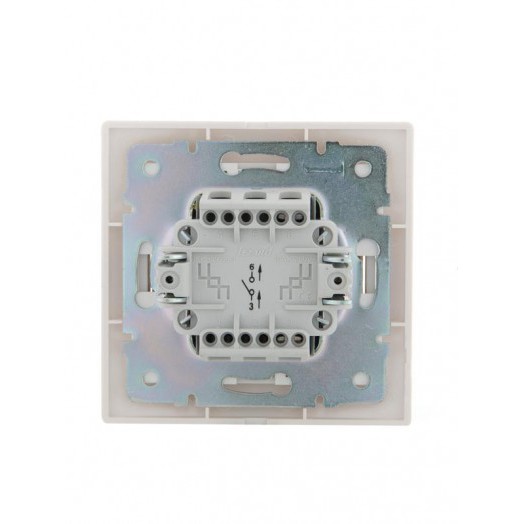 Выключатель 1-кл. СП Mira 10А IP20 со вставкой жемчуж./бел. перламутр. LEZARD 701-3030-100 Выключатель 1-кл. СП Mira 10А IP20 со вставкой жемчуж./бел. перламутр. LEZARD 701-3030-100