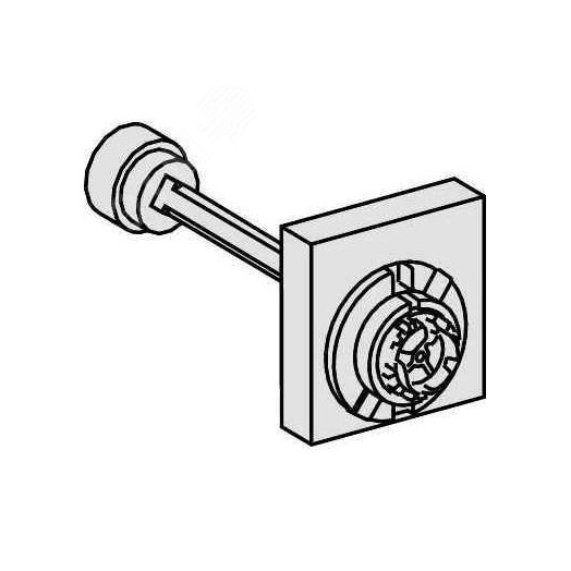 Рукоятка выносная черная INS630b-2500A