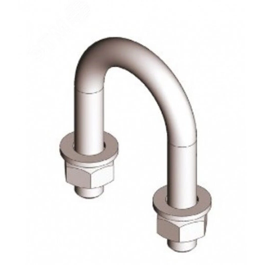 Хомутик D28мм С437 гальванопокрытие