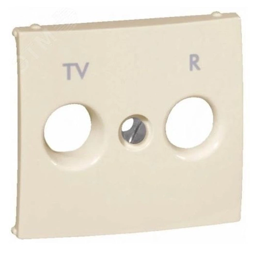 VALENA Панель лицевая выключателя телевизионного TV-FM слоновая кость