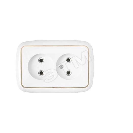 Беларусь Розетка двухместная скрытая РС16-262