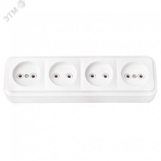 Беларусь Розетка 4 поста наружная без заземления