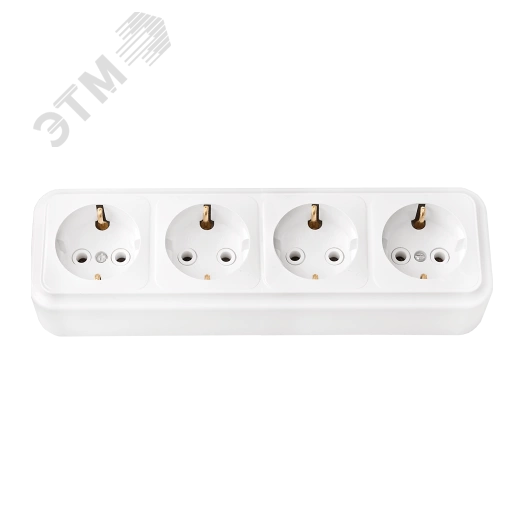 Беларусь Розетка 4 поста наружная с заземлением