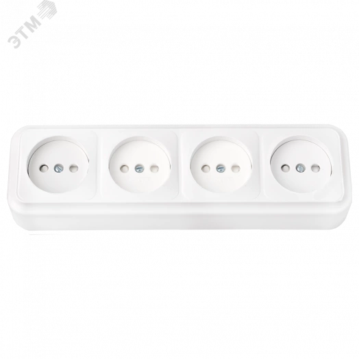 Беларусь Розетка 4 поста наружная РА16-277