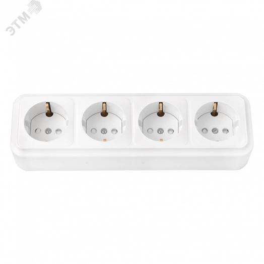 Беларусь Розетка четырехместная наружная с заземлением РА16-278